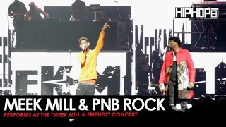 Meek Mill Brings Out Pnb Rock At His Meek Mill Friends Concert Meek Mill Brings Out Pnb Rock At His Meek Mill Friends Concert