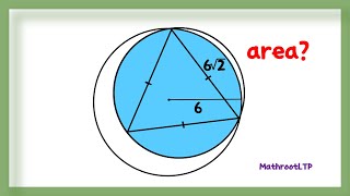 What is the area of the shaded region? #SAT#ACT# Equilateral triangle
