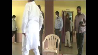 Minister for Housing Cherukuvada Sri Ranganadha Raju press meet from ELURU (Zilla Parishad Building)