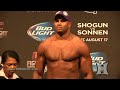 Shogun Rua vs Chael Sonnen, Alistair Overeem vs Travis Browne: Weigh-ins + Staredowns (HD)