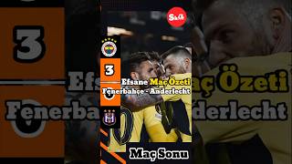 Fenerbahçe 3-0 Anderlecht Maçı Özeti Avrupa Ligi Play-Off Turu.
