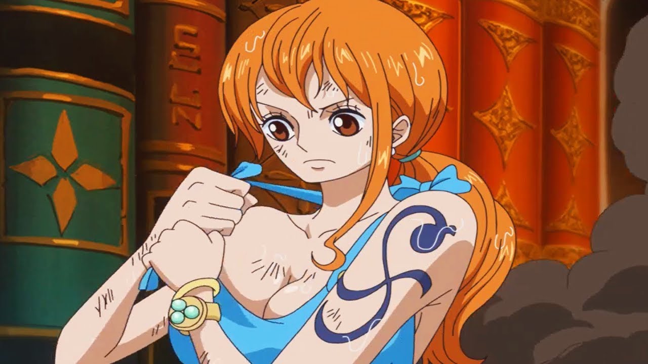 Nami lots face after great uncen