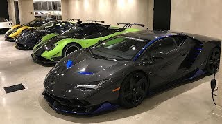 my friend bought a new 25m lamborghini centenario and three pagani zondas