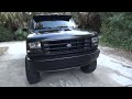 Ford Bronco 1994 7" lift with 35's All Black with 351 V8 HIDs 5000K