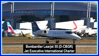 4K⁵⁰Bombardier Learjet 55D-Cbgr Jet Executive International Charterzagrebldza07.02.2022.