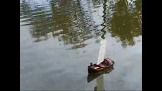 Chinese river junk RC sail boat