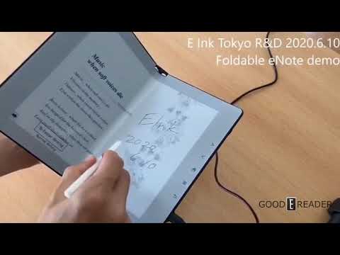Foldable eInk Notetaking WACOM e-Reader Tokyo 2020