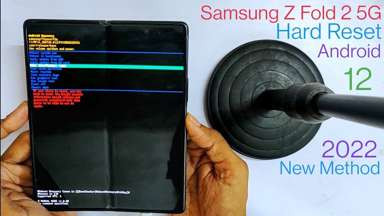 Samsung Galaxy Fold 2 5G Hard Reset Android 12 New Samsung Galaxy Fold 2 5G Hard Reset Android 12 New