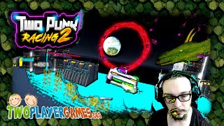 How to break physics by driving in Two Punk Racing 2 - TwoPlayerGames.Org