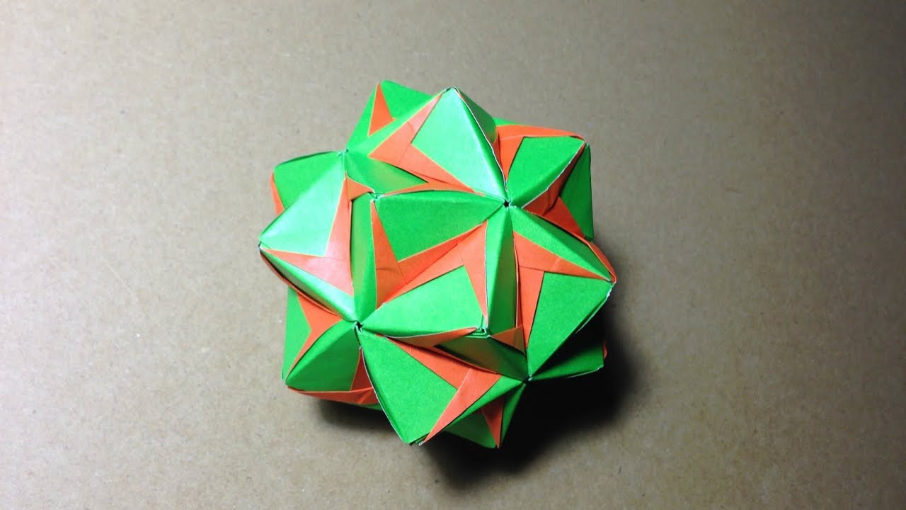 Modular Origami / Sonobe 30units YouTube