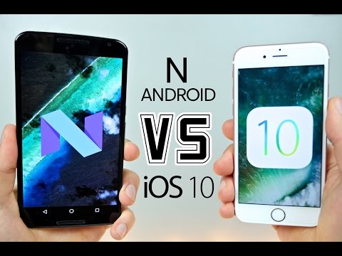Android N vs iOS 10 - New Features Comparison