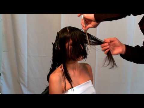 A Razor Cut Haircut Featuring The Paul Mitchell Carving Comb