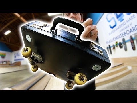 40 YEAR OLD BRIEFCASE SKATEBOARD | YOU MAKE IT WE SKATE IT Ep 186