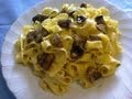 Паста с грибами.Итальянская кухня
