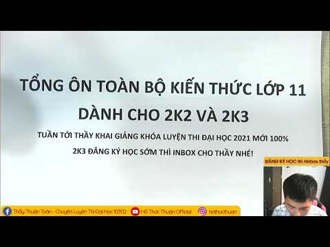 TỔNG ÔN TOÀN BỘ KIẾN THỨC LỚP 11 DÀNH CHO 2K2 VÀ 2K3