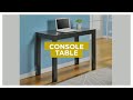 Console Table Review - Laptop Desk Console Table in Espresso Wood Finish