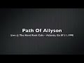 Path Of Allyson - Live @ The Hard Rock Cafe - Atlanta, Ga 07.11.1998