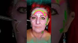 Vaporwave Gaze Face Painting Time Lapse - Cre8Tiv Deezine