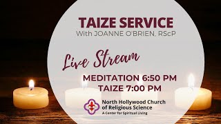 Taize Service with Joan O'Brien