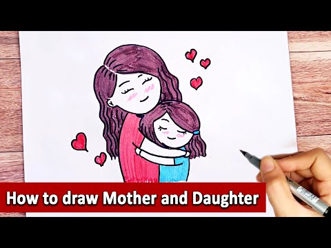 Vẽ tranh đề tài mẹ của em | Vẽ tranh mẹ của em | Vẽ tranh tặng mẹ