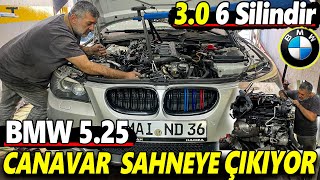 BMW 5.25 Motorunu Pilav Gibi Dağıttık !! 330.000 Km Kadar Hiçbir Şey Değişmemiş
