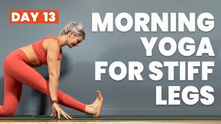 Morning Yoga For Stiff Legs - 21 Days Of Free Live Online Yoga Cles - Day 13