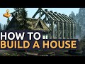 Skyrim Hearthfire DLC - How To Build a House and Find Building Materials