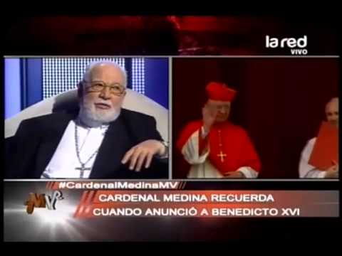 ¿Qué sintió el cardenal Medina cuando anunció al Papa Benedicto XVI?
