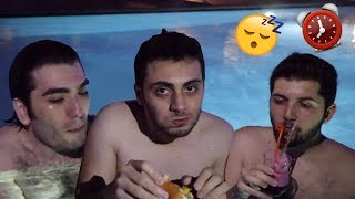 24 Saat Havuzda Kalma Challenge