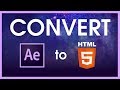 How To Convert After Effects Animations to HTML