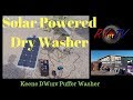 Quartzsite Gold Mining...RV Desert Life...Solar Powered Keene DW2-12V Dry Washer - Gold Recovery