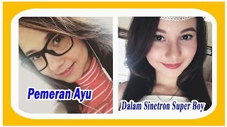 Larasati Nugroho Sebagai Pemeran Ayu, Adik Boy dalam Sinetron Super Boy ANTV