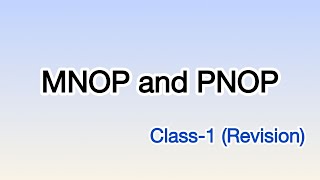 Mnop & Pnop Mail Network Optimization Project Parcel Network Optimization Project Cl -1