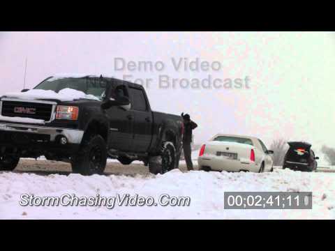 2/4/2011 Oklahoma City, OK Snow Storm Video