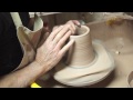 John Forster throwing a three pint jug at Winchcombe Pottery PART 1