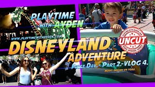 Disneyland Main Street Electrical Parade and meeting Goofy - Playtime with Ayden - UNCUT - Vlog #4