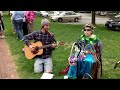 Singing blackbird for Mother Earth at the sandy spring friends Quaker meeting earth day celebration.