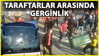 Kupa Finaline Giden Sivasspor ve Kayserispor Taraftarları Arasında Gerginlik