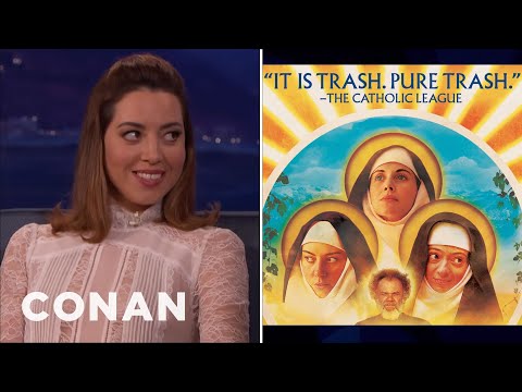 The Catholic League Condemned Aubrey Plaza’s New Movie - CONAN on TBS