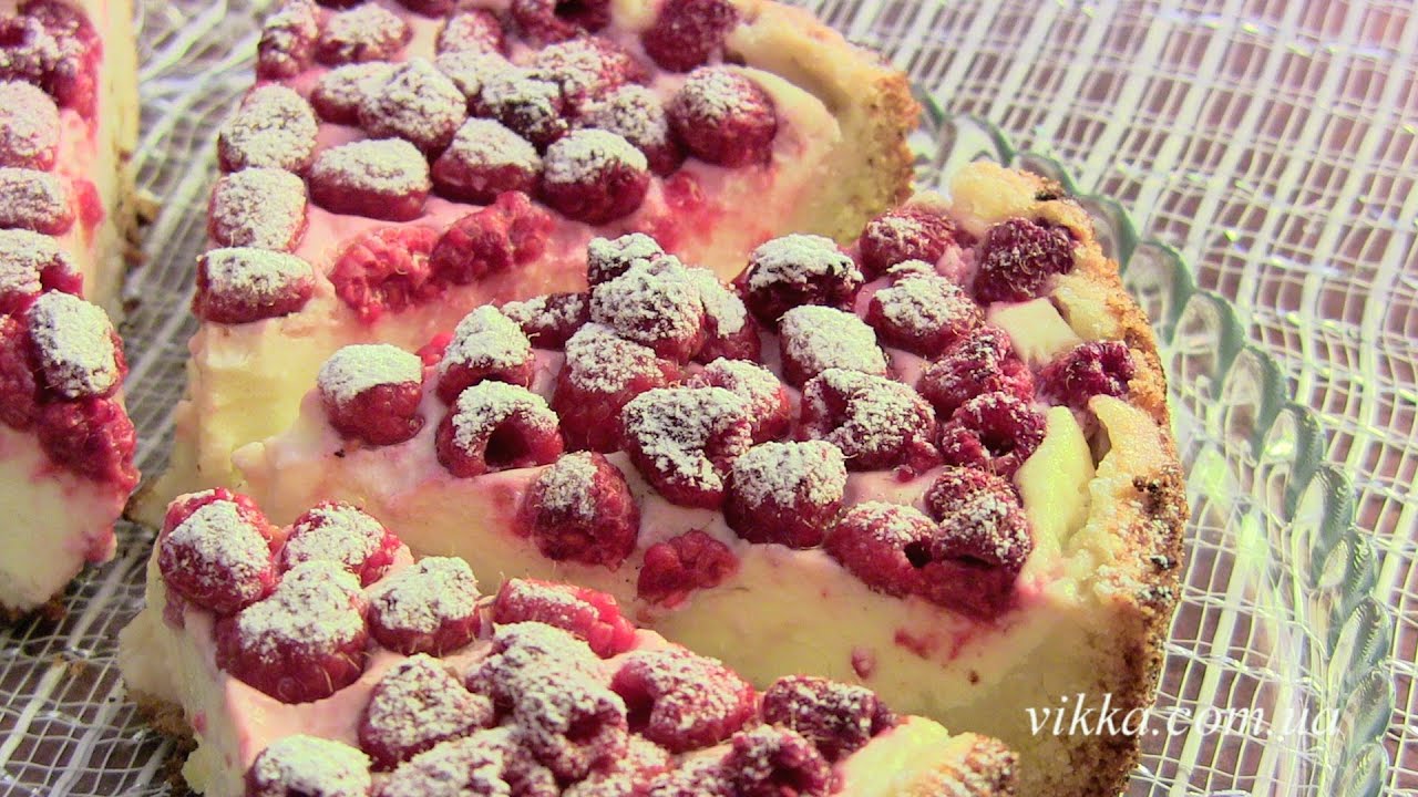 Творожный кекс с малиной самый вкусный рецепт