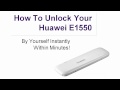Foto pequena Huawei E1550 Unlock Code Simlock Code - Free unlocking Tutorial - Free Software