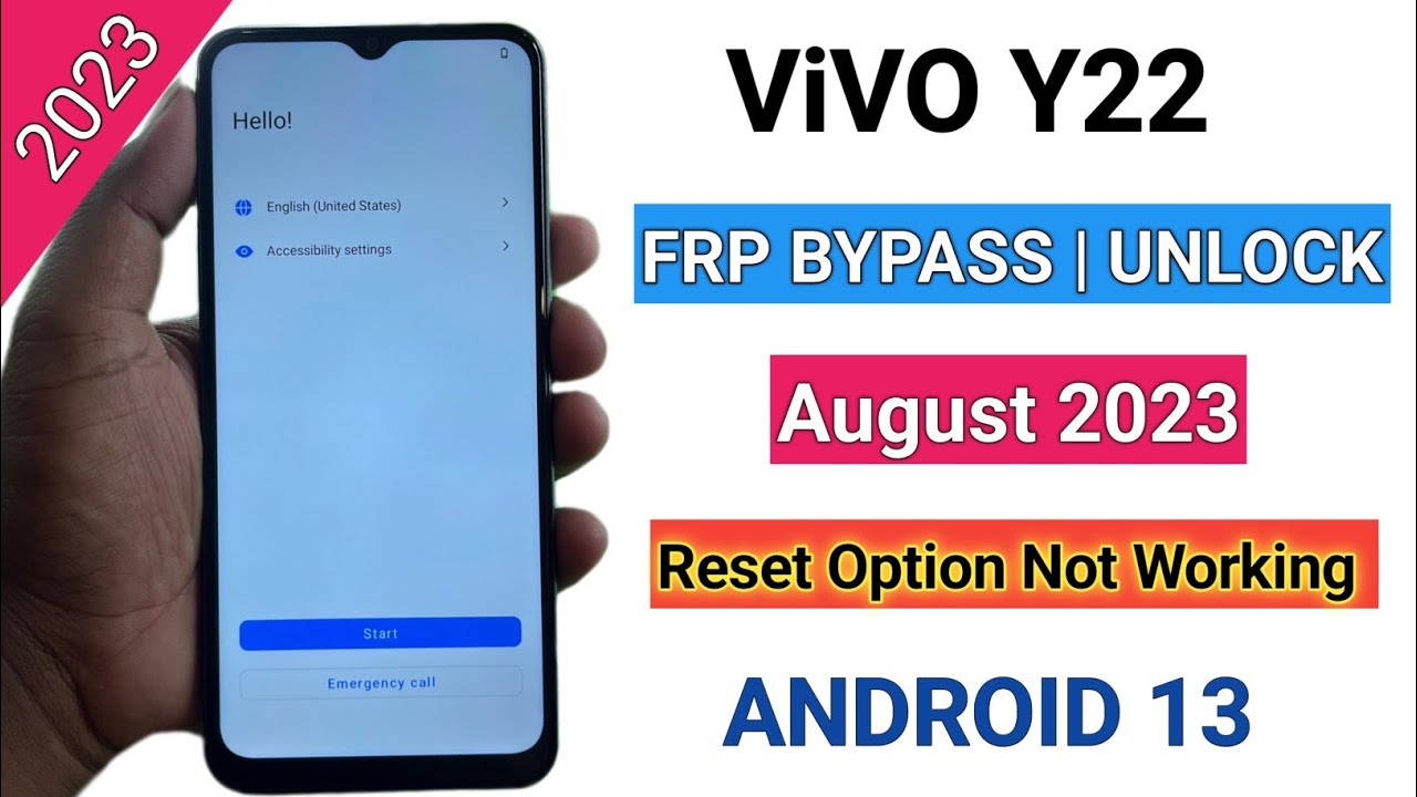 Vivo Y22 Frp Bypass Android 13 | New Security 2023 | Vivo Y22 Frp Bypass Android 13 | New Security 2023 |
