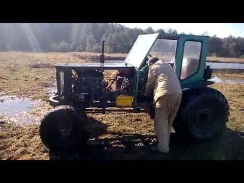 Видео самодельных полноприводных тракторов Видео самодельных полноприводных тракторов