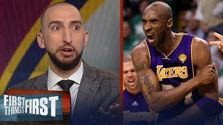 Nick Wright rips Kobe for his condescending remarks on LeBron James | NBA | FIRST THINGS FIRST Nick Wright rips Kobe for his condescending remarks on LeBron James | NBA | FIRST THINGS FIRST
