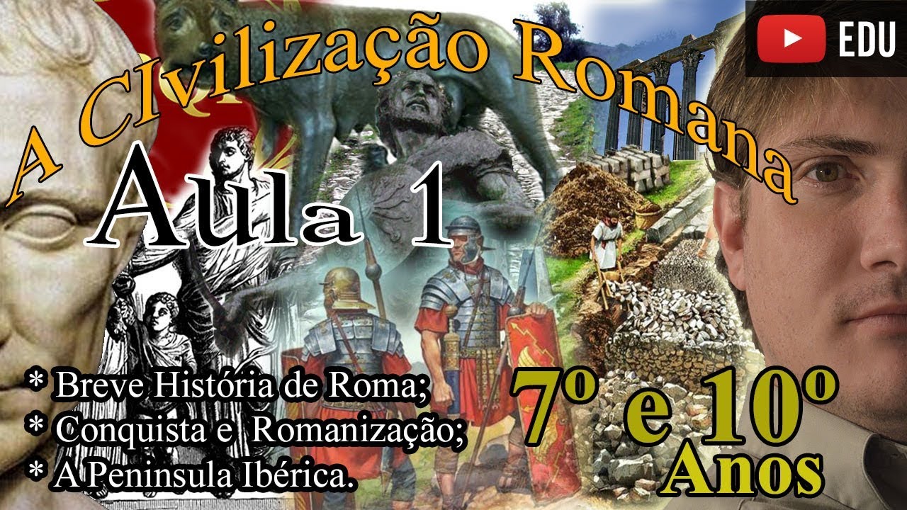 Civilização Romana/ Império Romano/ Roma Antiga (5º. 7º e 10º Anos - História)