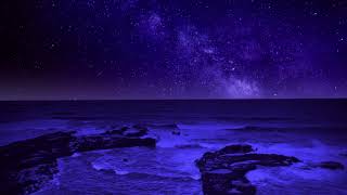 Океан. Звезды. Млечный Путь. Волны. Море. Галактика.