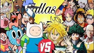 Anime Vs. Caricaturas Batallas De Rap Entre Rivales Macro Rap Zkott Ft. Varios Artistas