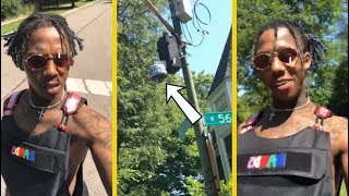 Famous Dex Back In His H00D With The Vest On