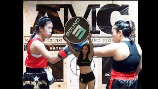 AMC Fight 11 KICK BOXING F - Tem Lekklar vs Dee Sao Lao