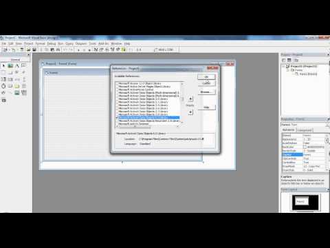 Tutorial visual basic 6 Database Connection ms access 2007